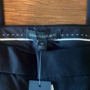 Nwt banana republic sloan ankle pant 16 black